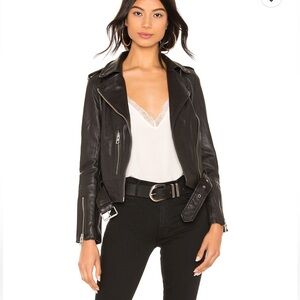 Balfern Leather Biker Jacket